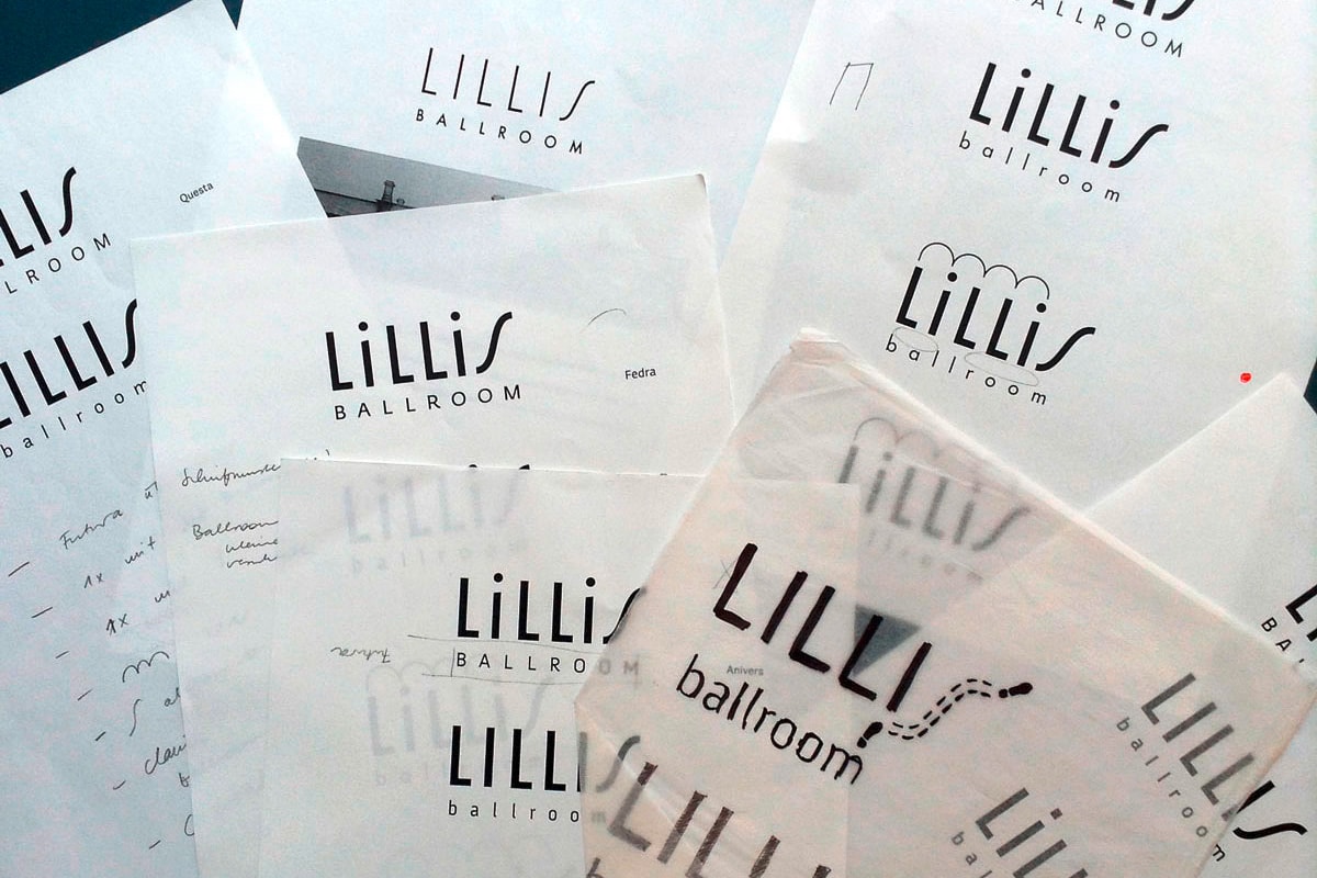 Logoentwürfe Lillis Ballroom